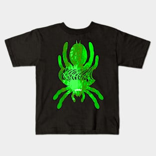 Tarantula Silhouette 56 (Tie Dye) Kids T-Shirt